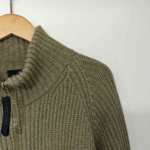 エルメネジルドゼニア Ermenegildo Zegna ウールコットン ドライバーズ ニット メンズ