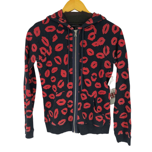 マークバイマークジェイコブス Marc by Marc Jacobs リップ柄 ジップアップパーカー レディース JPN:XS