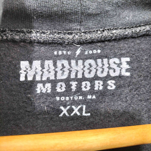 MADHOUSE MOTORS 両面プリント プルオーバーパーカー メンズ JPN:XXL