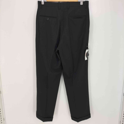 ヨウジヤマモトプールオム Yohji Yamamoto POUR HOMME 13ss ウールギャバ 2タック センタープレス スラックス メンズ JPN:3