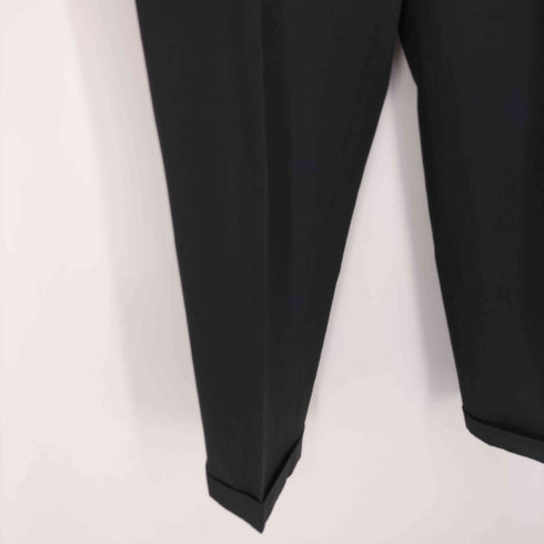 ヨウジヤマモトプールオム Yohji Yamamoto POUR HOMME 13ss ウールギャバ 2タック センタープレス スラックス メンズ JPN:3