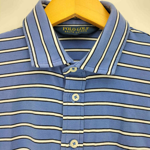 ポロゴルフラルフローレン POLO GOLF RALPH LAUREN PRO FIT ポニー刺繍 ストレッチ ボーダーポロシャツ メンズ import:S