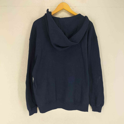 ラッセルアスレチック RUSSELL ATHLETIC 90S USA製 プリント プルオーバーパーカー 首元カット メンズ JPN:L