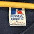 ラッセルアスレチック RUSSELL ATHLETIC 90S USA製 プリント プルオーバーパーカー 首元カット メンズ JPN:L