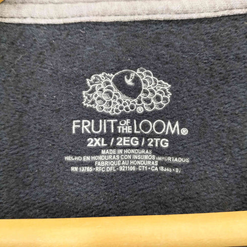 フルーツオブザルーム FRUIT OF THE LOOM ブランク クルーネックスウェット メンズ 2XL