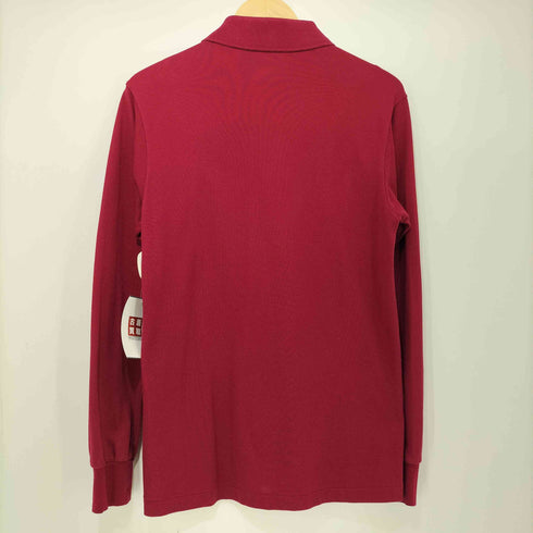 ラコステ LACOSTE ロゴ刺繍 鹿の子 L/S ポロシャツ メンズ JPN:2