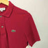 ラコステ LACOSTE SLIM FIT ロゴ刺繍 鹿の子 S/S ポロシャツ メンズ import:S