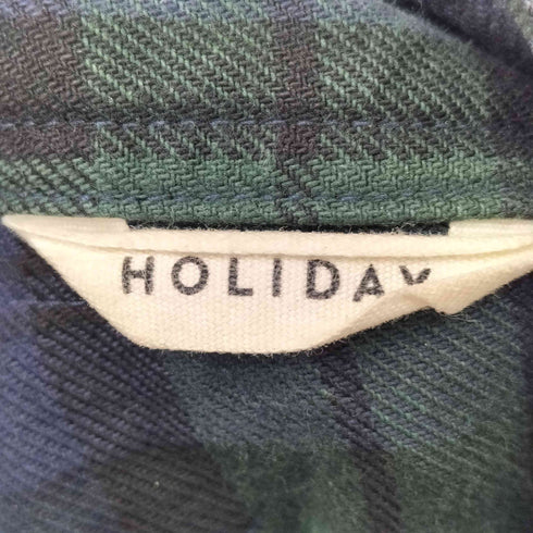 ホリデイ holiday ローバックチェックオーバーオール レディース 0
