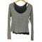 メゾンスペシャル MAISON SPECIAL Layered Henley Neck Tops レディース FREE