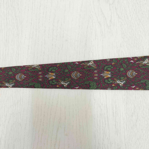 グッチ GUCCI イタリア製 シルク100% 犬総柄 ネクタイ メンズ