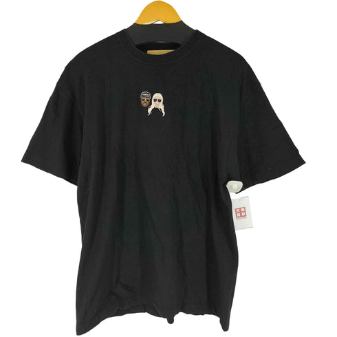 ワールドワイドフェイマス WORLD WIDE FAMOUS フロント刺繍 バックプリント S/S Tシャツ メンズ JPN:XL