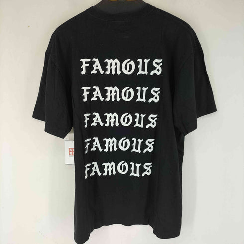 ワールドワイドフェイマス WORLD WIDE FAMOUS フロント刺繍 バックプリント S/S Tシャツ メンズ JPN:XL