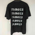 ワールドワイドフェイマス WORLD WIDE FAMOUS フロント刺繍 バックプリント S/S Tシャツ メンズ JPN:XL