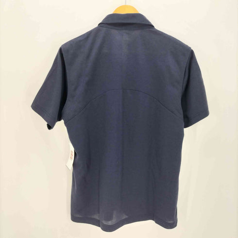 ランバン スポール LANVIN SPORT プリントロゴ ハーフジップ S/S ポロシャツ メンズ 40