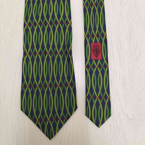 グッチ GUCCI イタリア製 シルク100% 総柄 ネクタイ メンズ