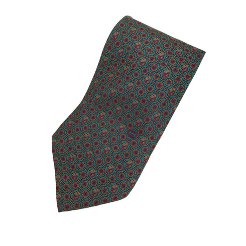 グッチ GUCCI イタリア製 シルク100% 総柄 ネクタイ メンズ