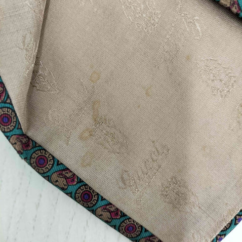 グッチ GUCCI イタリア製 シルク100% 総柄 ネクタイ メンズ