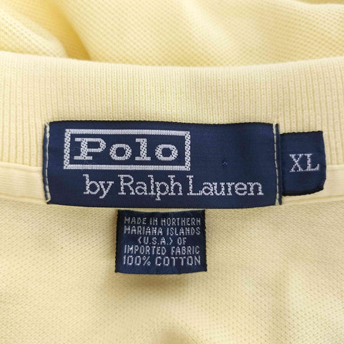ポロバイラルフローレン Polo by RALPH LAUREN 90s ポニー刺繍 S/S ポロシャツ メンズ XL