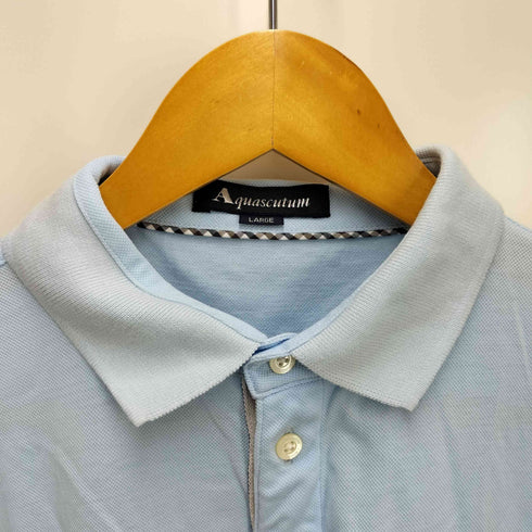 アクアスキュータム AQUASCUTUM S/S ポロシャツ メンズ L