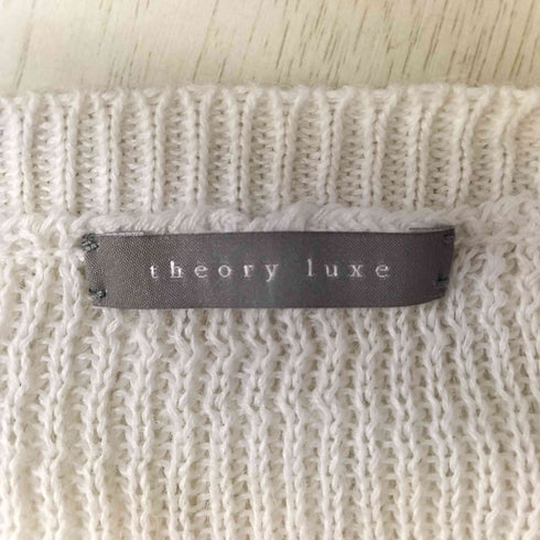 セオリーリュクス theory luxe リネン ローゲージ サマー ニット レディース JPN:38