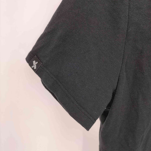 XEXYMIX ロゴプリント クロップド ジャージー Tシャツ レディース