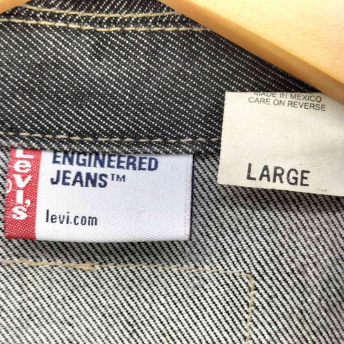 リーバイス Levis 00s Engineered Jeans 立体裁断 デニムトラッカージャケット メンズ JPN:L