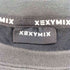 XEXYMIX ロゴプリント クロップド ジャージー Tシャツ レディース