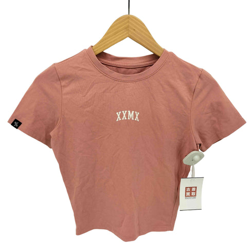 XXMX プリント クロップド Tシャツ レディース