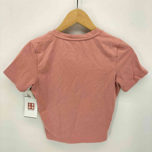 XXMX プリント クロップド Tシャツ レディース