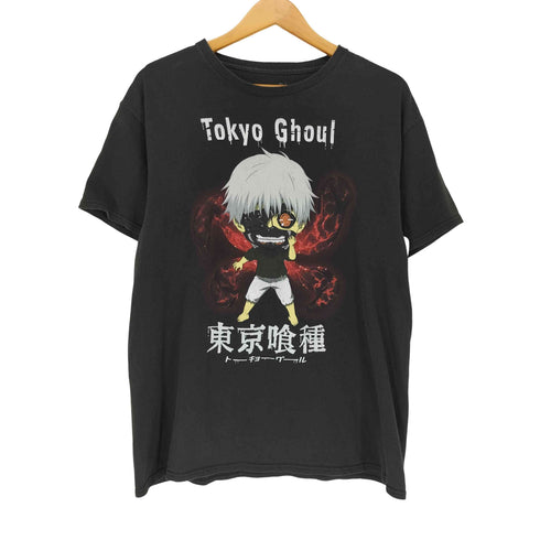 アニメ プリント S/S Tシャツ メンズ L