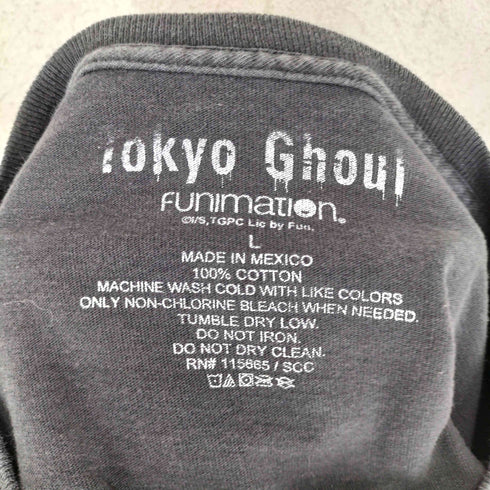 アニメ プリント S/S Tシャツ メンズ L