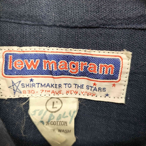 ルーマグラム lew magram エポレット付き 両フラップ コットンシャツ メンズ JPN:L