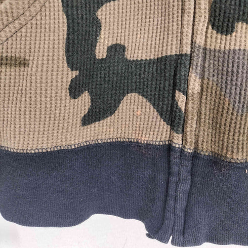 カーハート Carhartt カモ柄 サーマルジップアップパーカー レディース