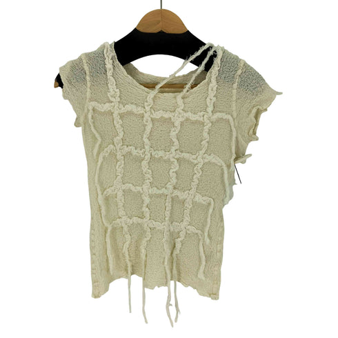 ミーイッセイミヤケ me ISSEY MIYAKE カリフラワー フリル トップス レディース