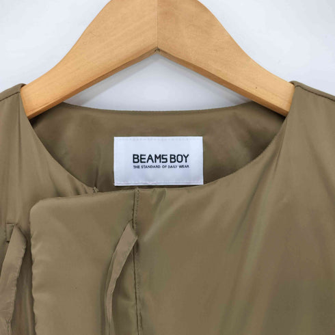 ビームスボーイ BEAMS BOY ソロテックス コットン ナイロン ダウンジャケット レディース