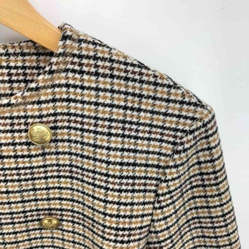 ミラオーウェン Mila Owen 22aw コンパクトダブルチェックジャケット レディース 0
