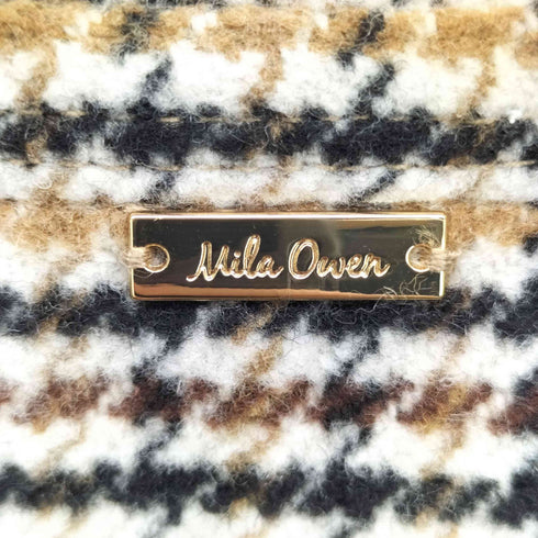 ミラオーウェン Mila Owen 22aw コンパクトダブルチェックジャケット レディース 0