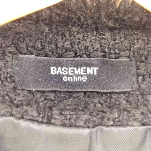 ベースメントオンライン BASEMENT ONLINE 金ボタン ツイード ベスト レディース FREE