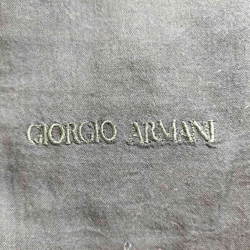 ジョルジオアルマーニ Giorgio Armani イタリア製 レーヨン 大判ストール メンズ