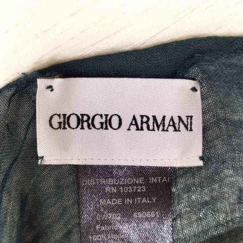ジョルジオアルマーニ Giorgio Armani イタリア製 レーヨン 大判ストール メンズ