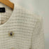 ザラ ZARA フロントフック ツイード ノーカラージャケット レディース import:XS