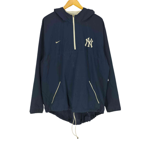 ナイキチーム NIKE TEAM チームロゴ刺繍 ナイロン アノラックジャケット メンズ L