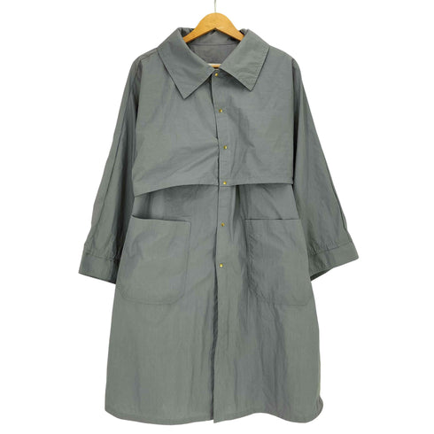 カーキ kha:ki ライトウェザー ロガー ワイド コート “LOGGER WIDE COAT” レディース JPN:1