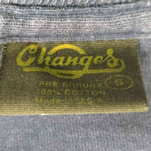 チェンジズ CHANGES USA製 袖シングルステッチ ムービーデザイン Tシャツ メンズ import:S