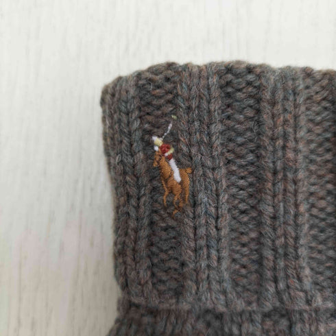 ポロバイラルフローレン Polo by RALPH LAUREN スモールポニー刺繍 ウール手袋 メンズ