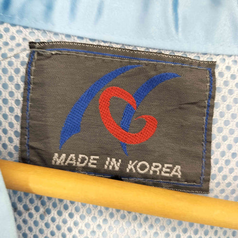 made in korea メッシュ刺繍コート メンズ