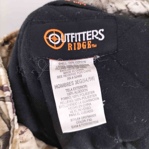 outfitters ridge ツリーカモ裏地フリースジャケット メンズ 3eg