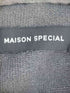 メゾンスペシャル MAISON SPECIAL Front Zip Short Hoodie レディース FREE