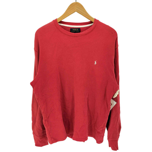 ポロラルフローレン POLO RALPH LAUREN ポニー刺繍 サーマル 長袖 Tシャツ メンズ import:L