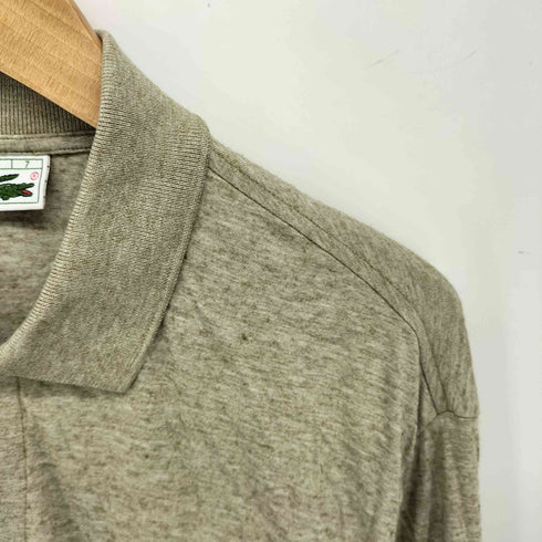 シュミーズラコステ CHEMISE LACOSTE 80s スペイン製 コットンブレンド ワンポイントロゴ 長袖 シャツ メンズ 7
